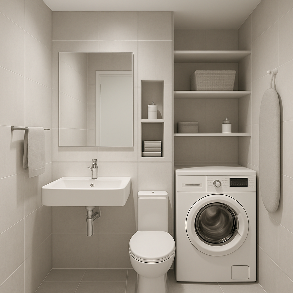 Nos ambientes mais usados da casa, organização duradoura quase sempre depende de infraestrutura simples, não de empilhamento de acessórios.