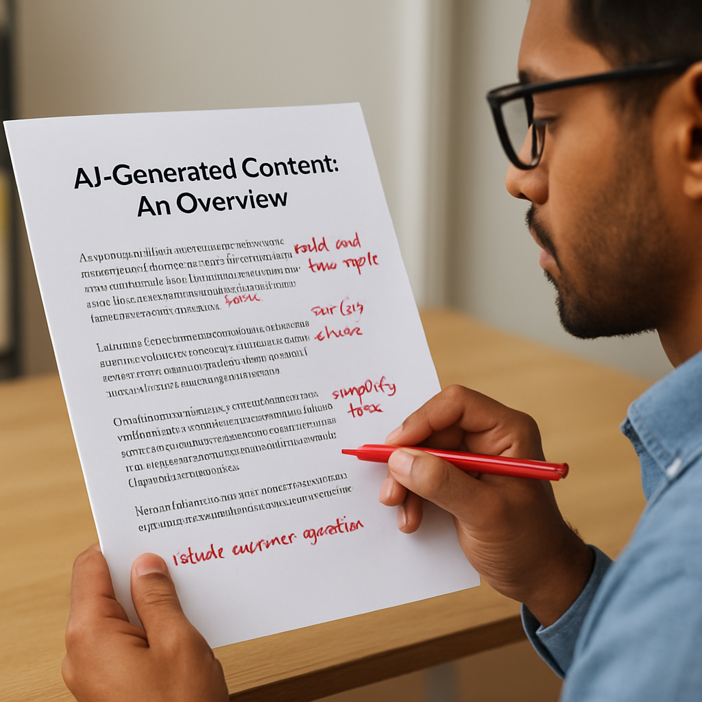 Experience does not appear by magic. It enters the article when a knowledgeable human adds what generic drafts cannot know.