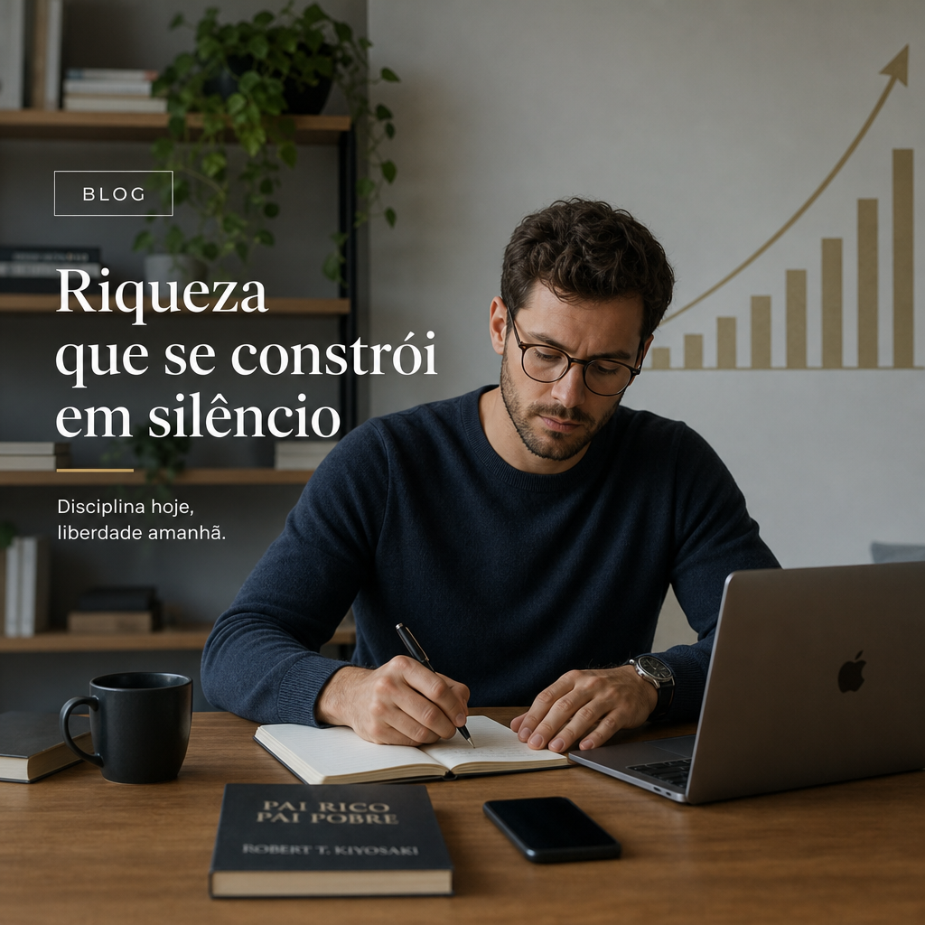 Riqueza sustentável raramente nasce de pressa. Ela costuma começar quando ambição encontra método.